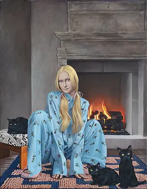 Nataliya Bagatskaya - By the fireplace