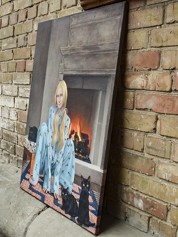 Nataliya Bagatskaya - By the fireplace