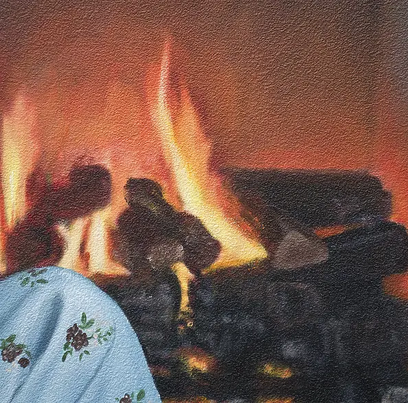 Nataliya Bagatskaya - By the fireplace