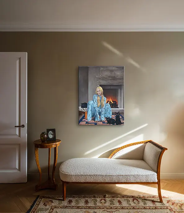 Nataliya Bagatskaya - By the fireplace