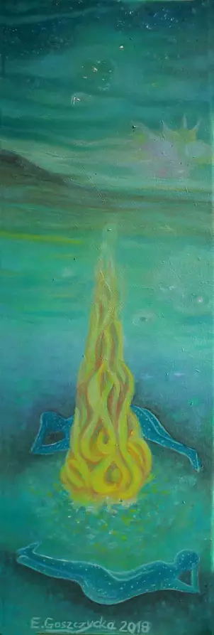 Elżbieta Goszczycka - By the fire