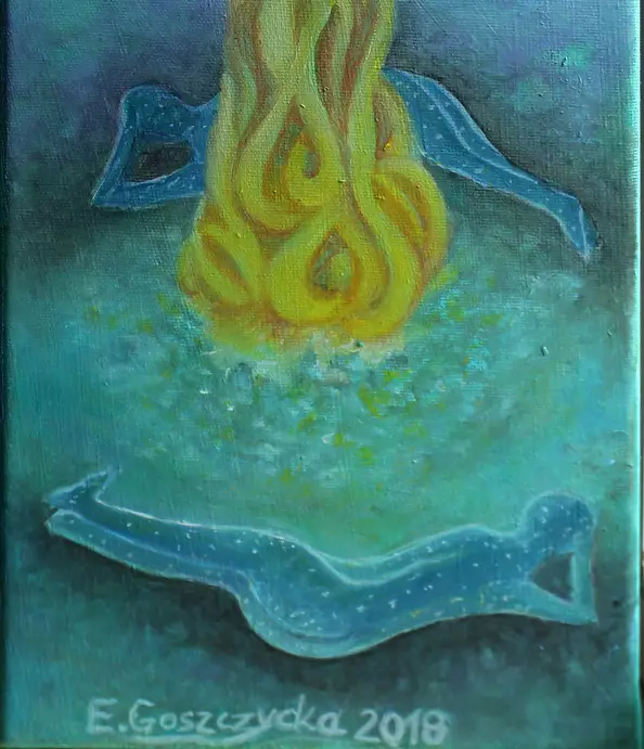 Elżbieta Goszczycka - By the fire