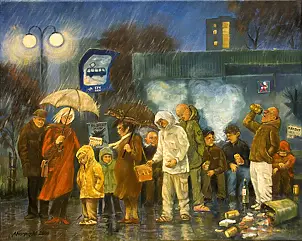 Andrzej Karpiński - Bus stop