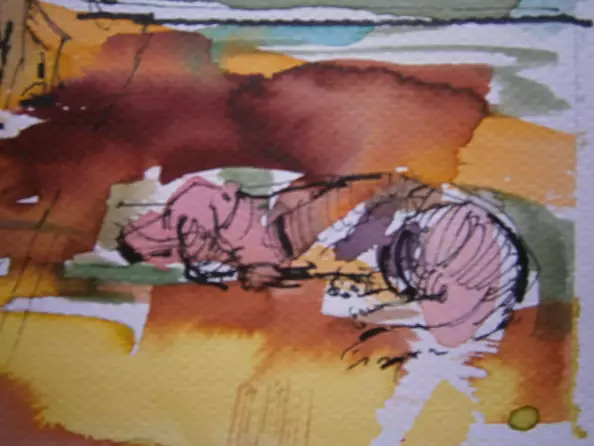 Anna Borcz - Dogs on the bridge