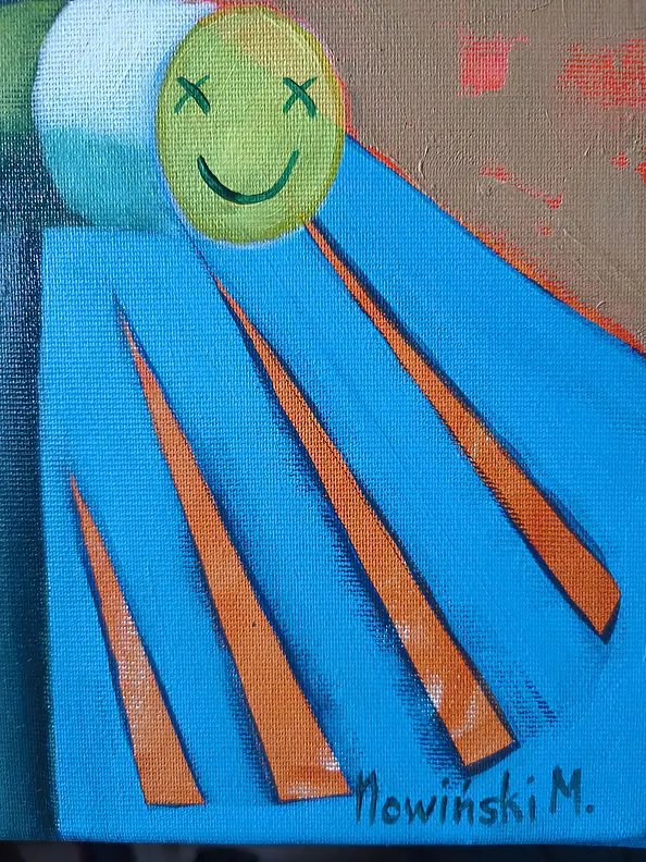 Mirosław Nowiński, Jazz psychédélique, Peinture acrylique - toile, 120 x 100