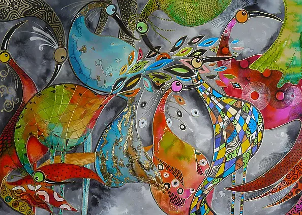 Iwona Wierkowska-Rogowska - Joyful birds