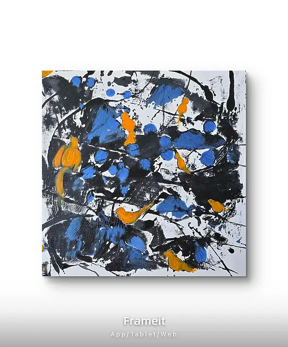 Ewa Mościszko, Ptaszarnia 1, Obraz akrylowy - płótno, 50 x 50