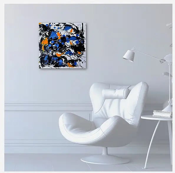 Ewa Mościszko, Ptaszarnia 1, Obraz akrylowy - płótno, 50 x 50
