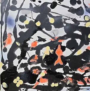Ewa Mościszko, Ptaszarnia 2, Obraz akrylowy - płótno, 50 x 50
