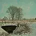 Andrzej A Sadowski - Puczniew - winter landscape with a bridge