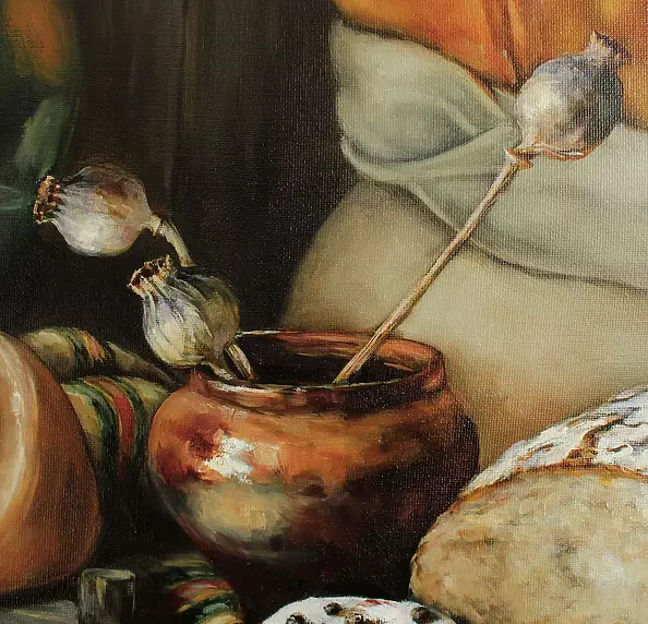 Marina Kozlowska - "Citrouille, bacon et ail"