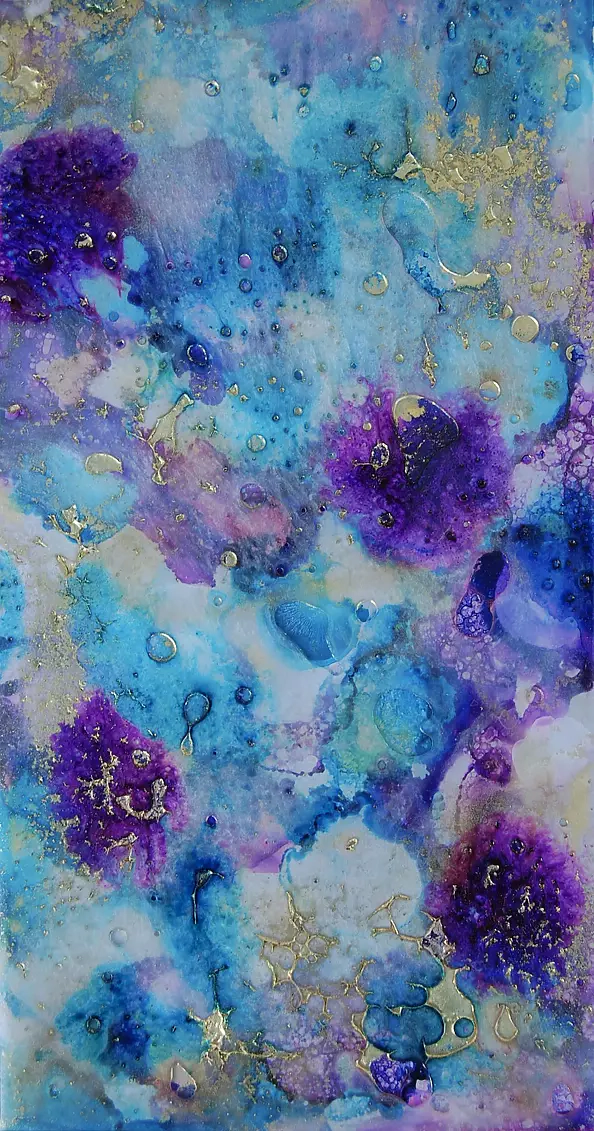 Rachel McCullock - Purple Pansies