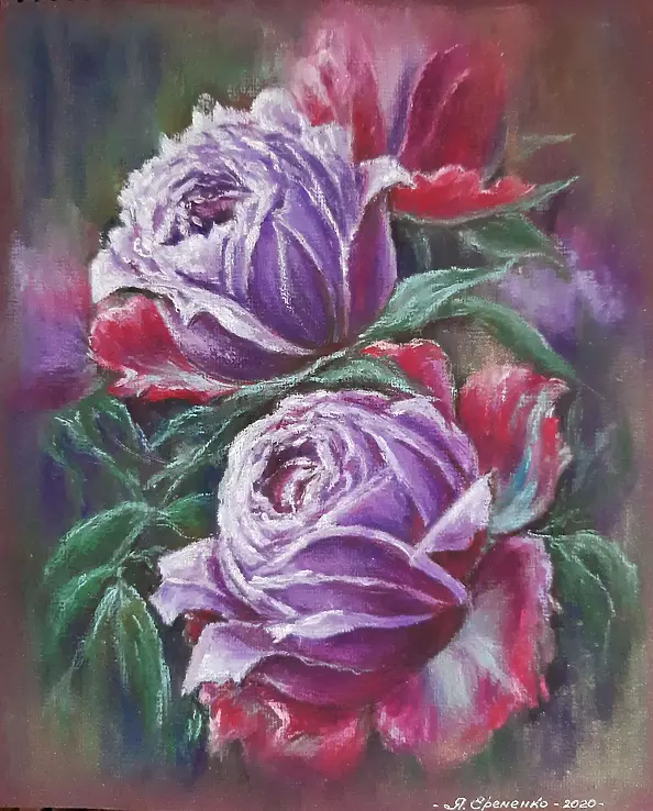 Yana Yeremenko - "Purple roses"