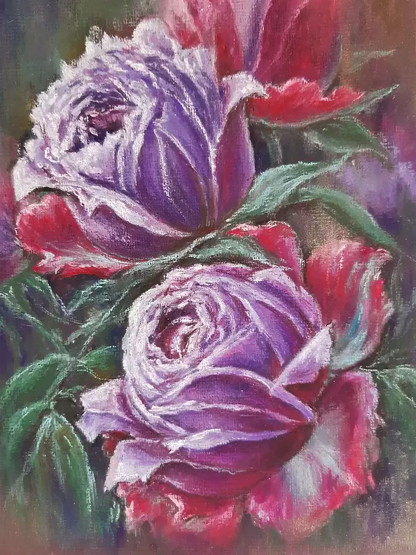 Yana Yeremenko - "Purple roses"