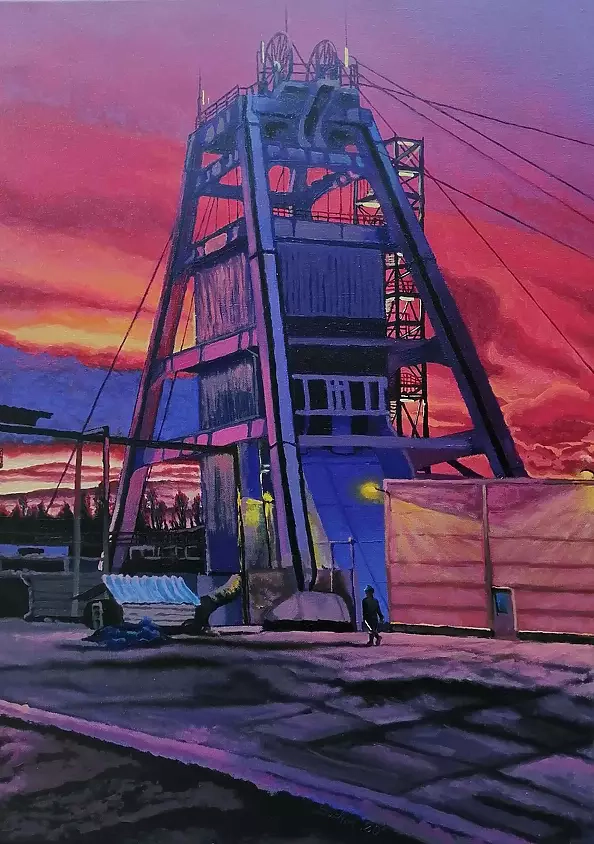 Katarzyna Suchoń - Purple sunset