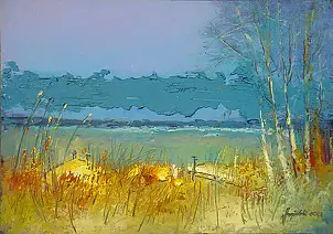 Wacław Jagielski - She let go already floe on a bald head - Bieruń