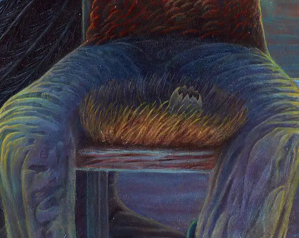 Krzysztof Polaczenko, Puste gniazdo, Obraz akrylowy - płyta, 80 x 100