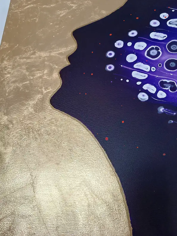 Joanna Bilska, REGINA DELLA NOTTE II, Quadro ad acrilico - tela, 90 x 60