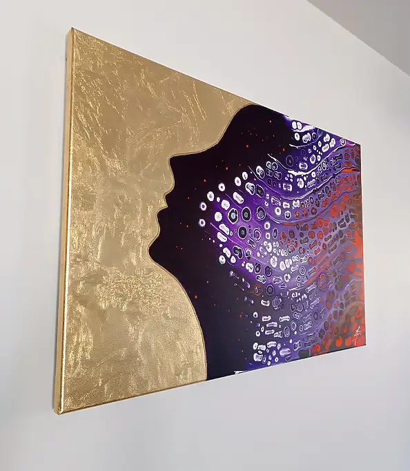 Joanna Bilska, REGINA DELLA NOTTE II, Quadro ad acrilico - tela, 90 x 60