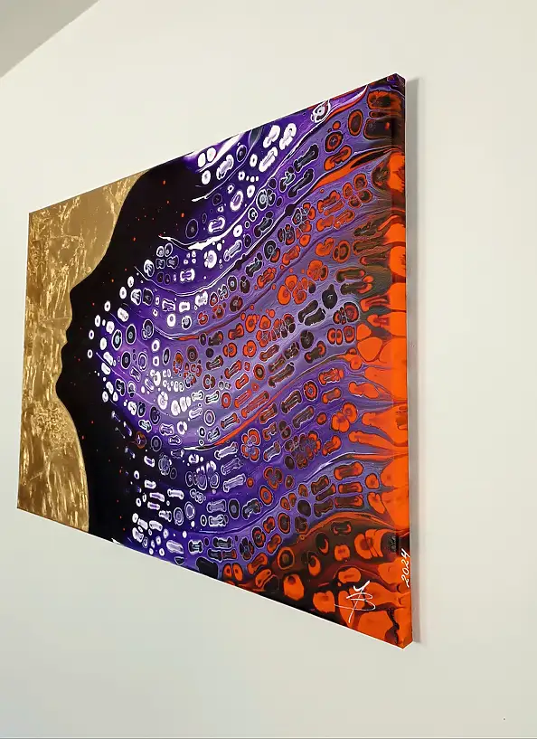 Joanna Bilska, REGINA DELLA NOTTE II, Quadro ad acrilico - tela, 90 x 60