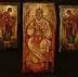 Tadeusz Zieliński - Icon - Archangel Gabriel, Michael, Trinity