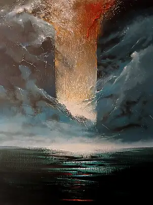 Paweł Chwedczuk, Quantum XXV , Obraz akrylowy - płótno, 60 x 80