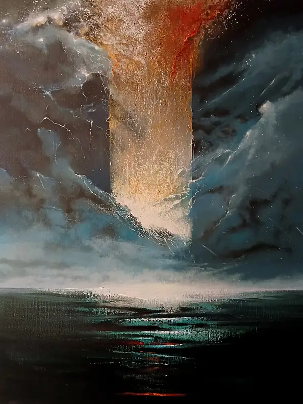 Paweł Chwedczuk, Quantum XXV , Obraz akrylowy - płótno, 60 x 80