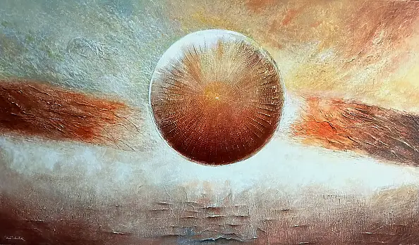 Paweł Chwedczuk, Quantum XX, Obraz akrylowy - płótno, 70 x 110