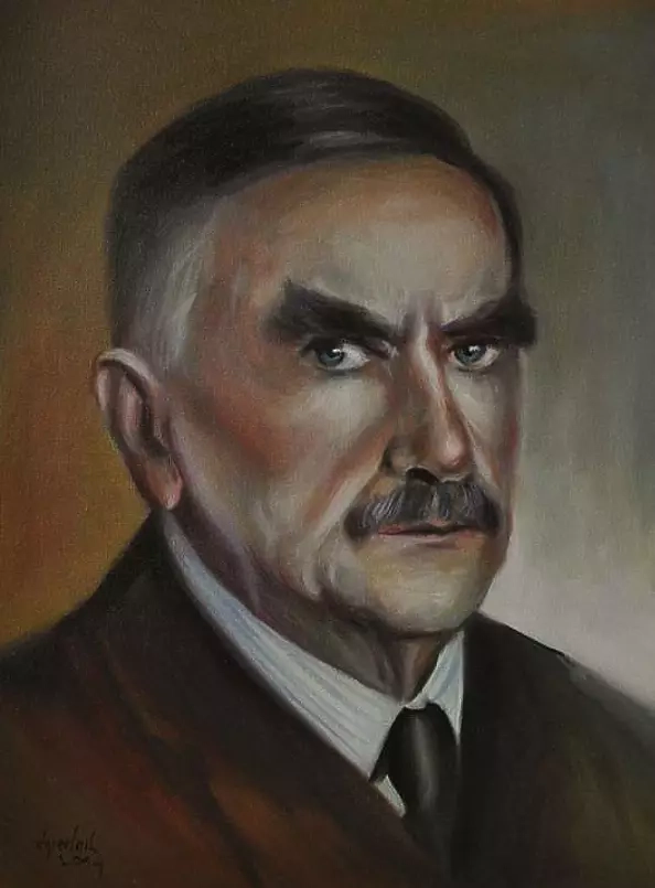 Damian Gierlach - ROMAN DMOWSKI Portret Olejny 30x40