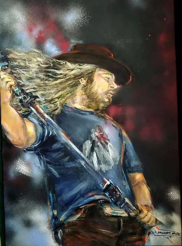 Bernadeta Nowak - RONNIE VAN ZANT soloist of the LYNYRD SKYNYRD until 1977