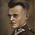 Damian Gierlach - pittura ad olio capitano Witold Pilecki su tela Gierlach