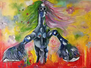 Anna Zarzycka, , Peinture à l'huile - , 70 x 50