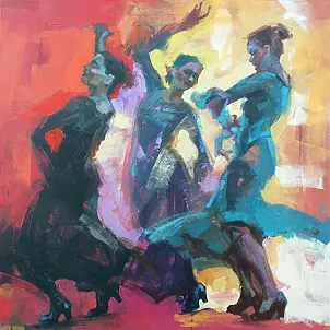 Renata Domagalska - joyful dancers