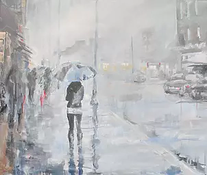 Peter Mcquillan - Rain London Street