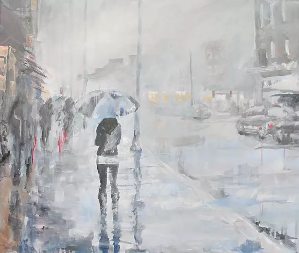 Peter Mcquillan - Rain London Street
