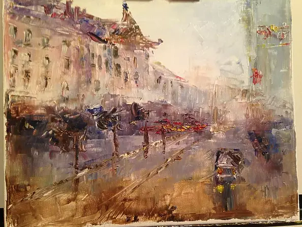 Anna Bukhal - Rain in the city