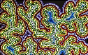 Mariusz Czajkowski - Dragon arc-en-ciel Inspirations aborigènes modernes