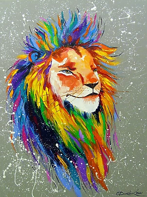 Olha Darchuk - Rainbow Lion