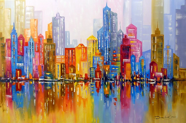 Olha Darchuk - Rainbow city 