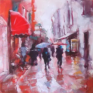 Renata Domagalska - Deszczowa ulica