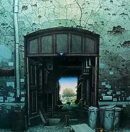 Jacek Yerka - Paradise in the backyard