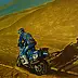 Andrzej A Sadowski - Rajd Paryż Dakar - niebieska Yamaha