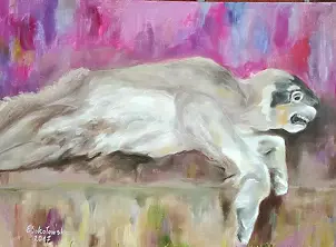 Ewa Lidia Sokołowska - Rana (lying dog)