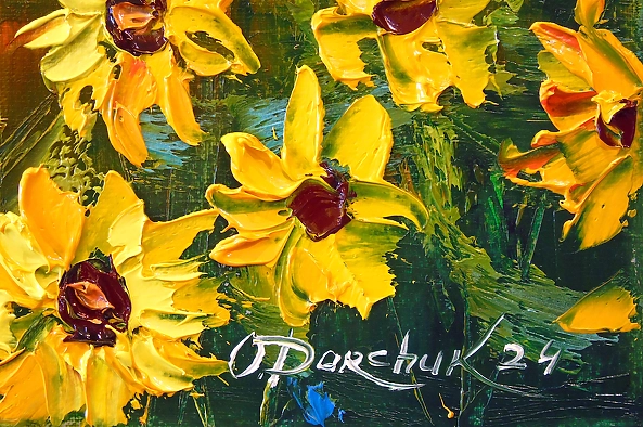 Olha Darchuk - Ranch and field of sunflowers