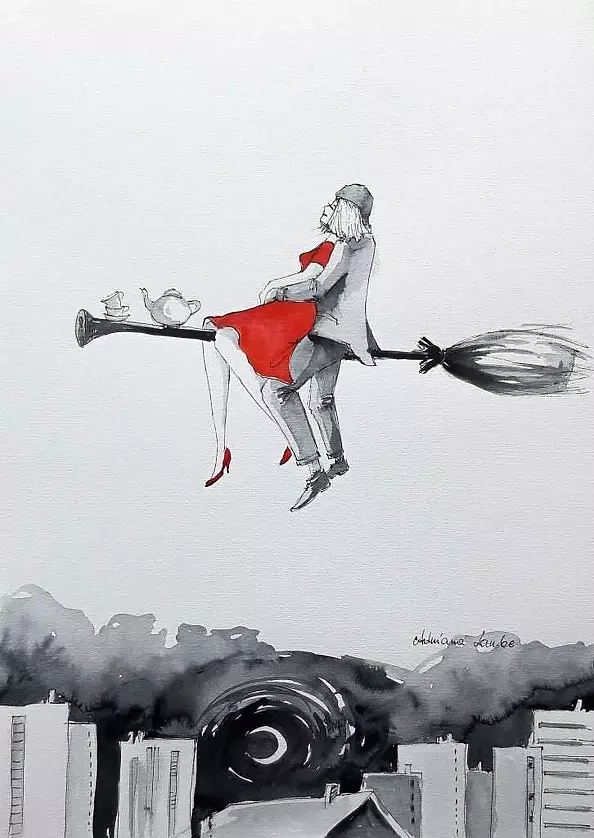 Adriana Laube - "Randka na miotle"