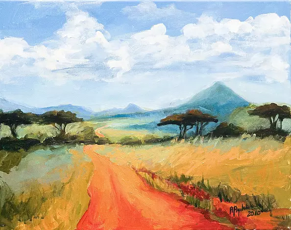 Renata Rychlik - Red road in Africa