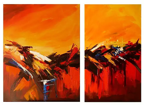 Dorota Łaz - RED ABSTRACTION