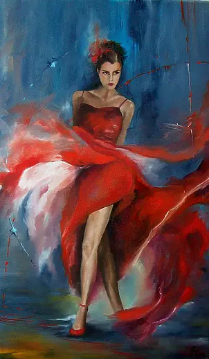Katarzyna Piotrowska Lass - 'Red Dress'