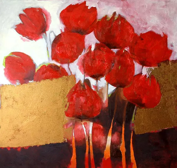Joanna Tokarczyk - red flowers