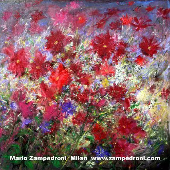 Mario Zampedroni - Red flowers